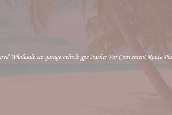 Featured Wholesale car garage vehicle gps tracker For Convenient Route Planning