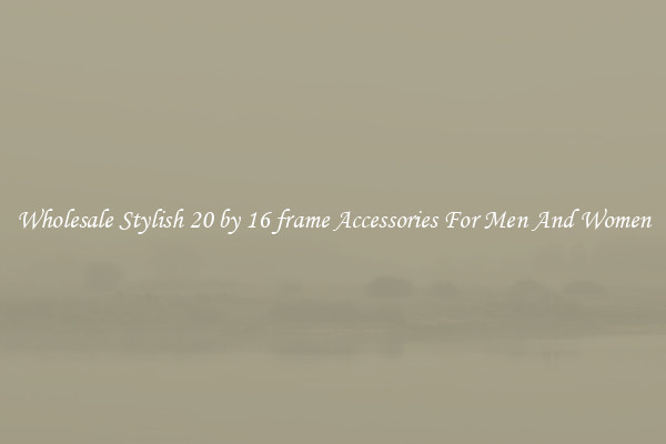 Wholesale Stylish 20 by 16 frame Accessories For Men And Women