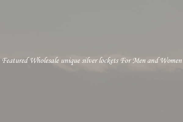 Featured Wholesale unique silver lockets For Men and Women