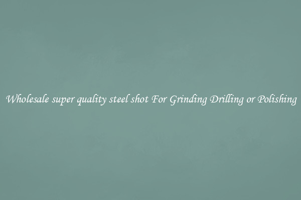 Wholesale super quality steel shot For Grinding Drilling or Polishing
