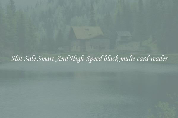 Hot Sale Smart And High-Speed black multi card reader