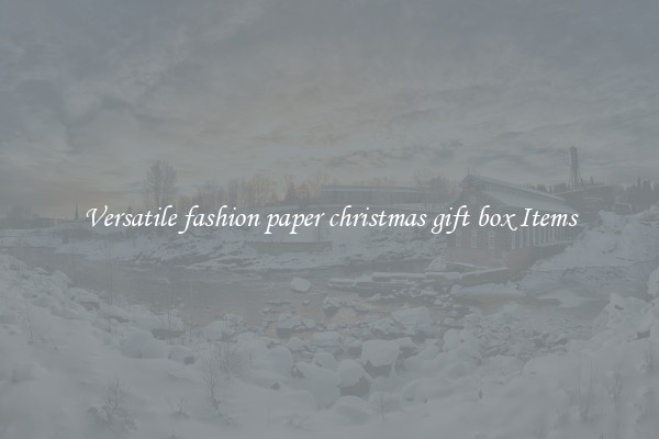 Versatile fashion paper christmas gift box Items